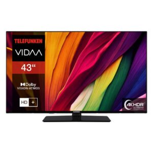 Telefunken XU43VP750M LCD-LED Fernseher (108 cm/43 Zoll, 4K Ultra HD, VIDAA Smart TV, VIDAA Smart TV, HDR Dolby Vision, Triple-Tuner, 6 Monate HD)